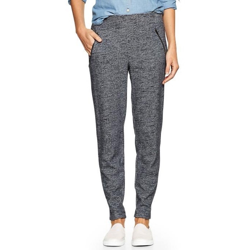 Gap Women's‎ Gray Cotton Zip Pocket Track Pants Size XS